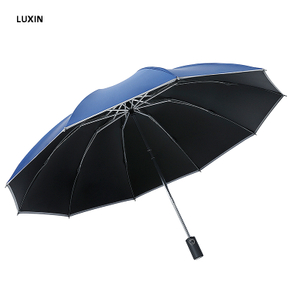 LUXIN Creative automatic folding umbrella men's business umbrella automatic advertising umbrella customized logo