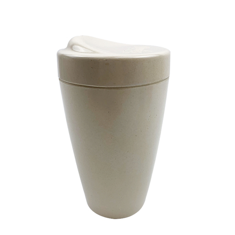 bio-degradable and reusable double wall Bamboo fiber tumbler for drinking